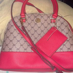 Anne Klein Adele 13.3x7.5x9.5 Coral color